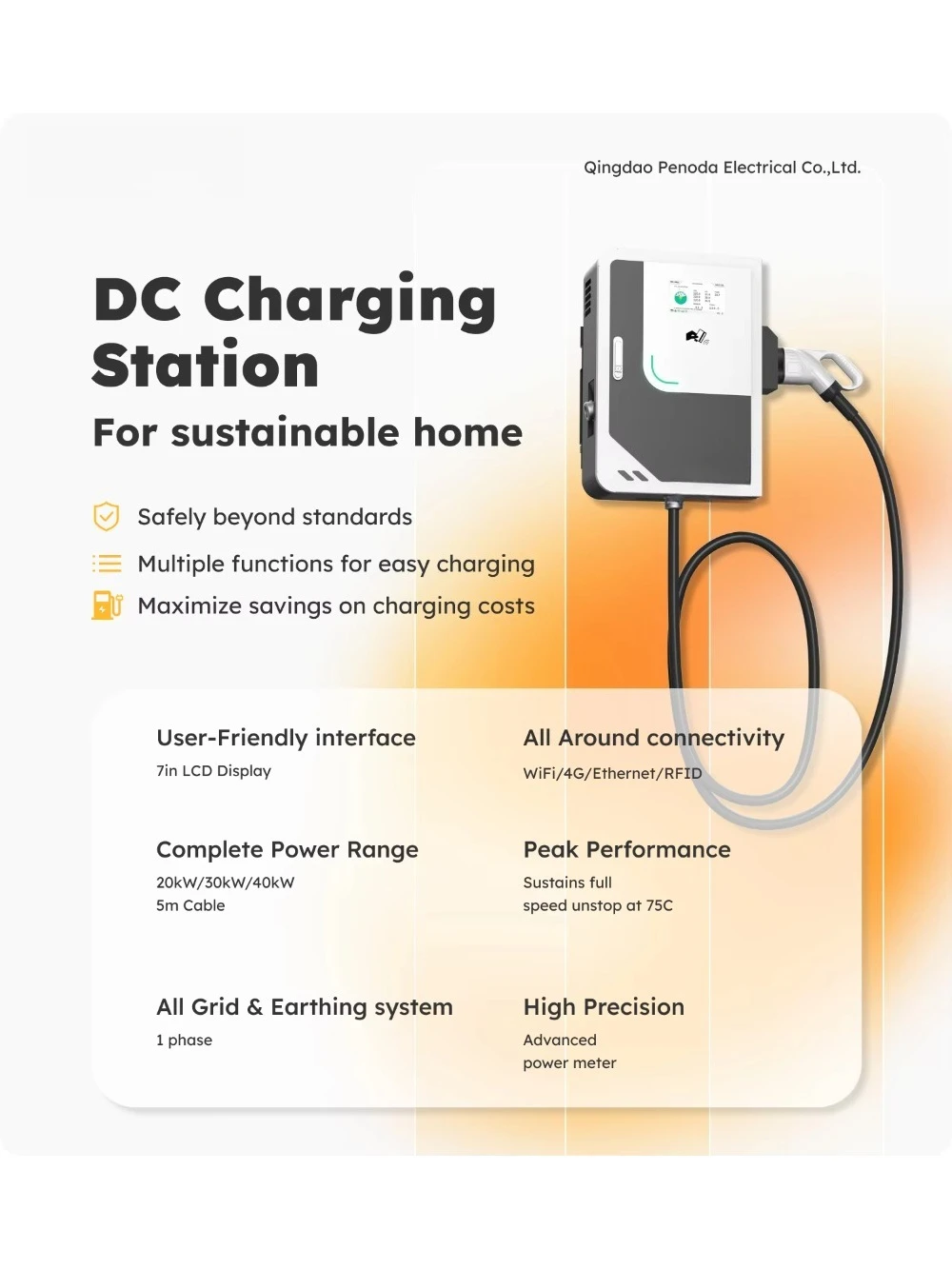 Высокопроизводительная зарядна – обзор и цена Ev Charging Pile
