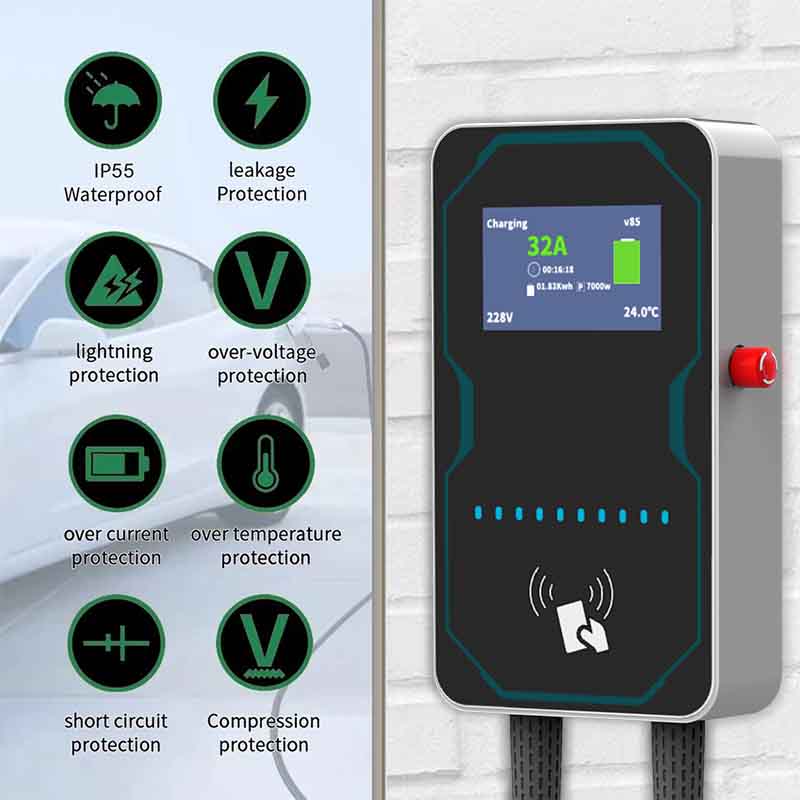 Зарядная станция WUFEN EVSE Wa – обзор и цена Wallbox Ev