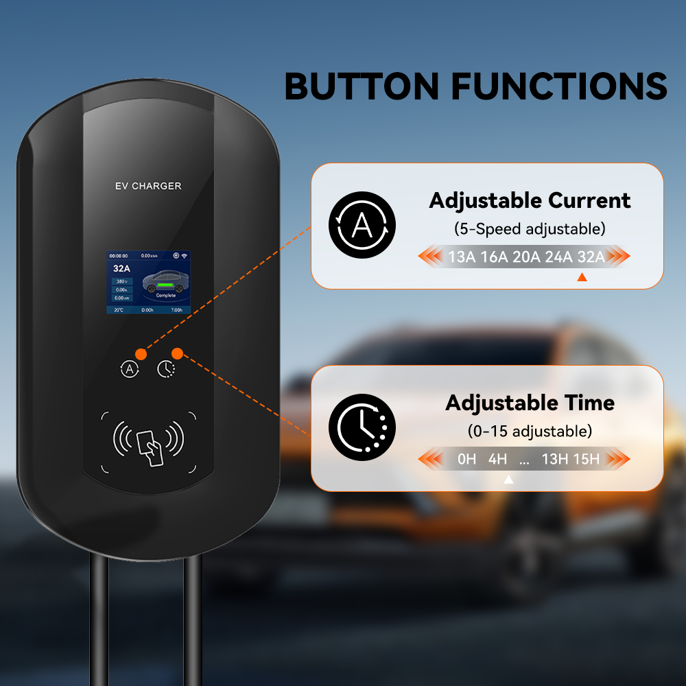 Зарядная станция IPENGEN 32A/4 – обзор и цена Wallbox Ev